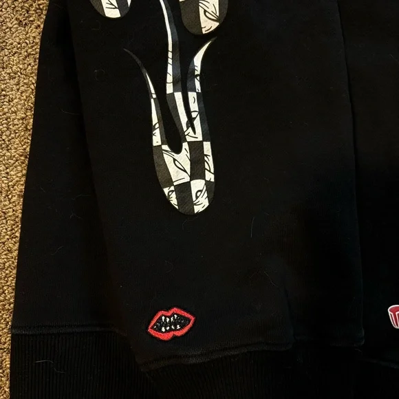 Chrome Hearts Black Red & Blue Matty Boy Stay Fast Hoodie - Picture 8 of 8